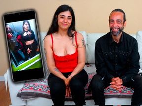 Rose Adams and Red Ribbon's DEBUT! They met at a barbecue and now they're shooting porn